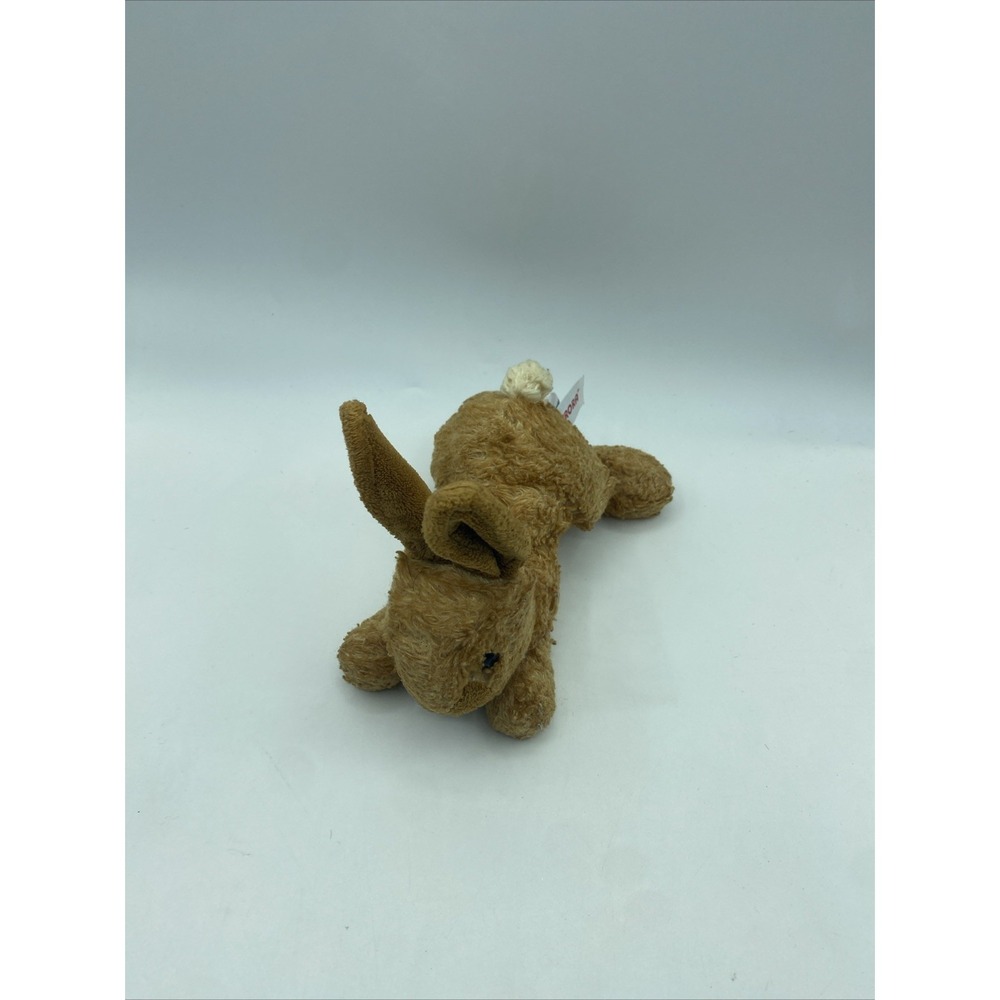 Aurora Plush Bunny Rabbit Floppy Stuffed Animal Brown White Tail 8" Excellent